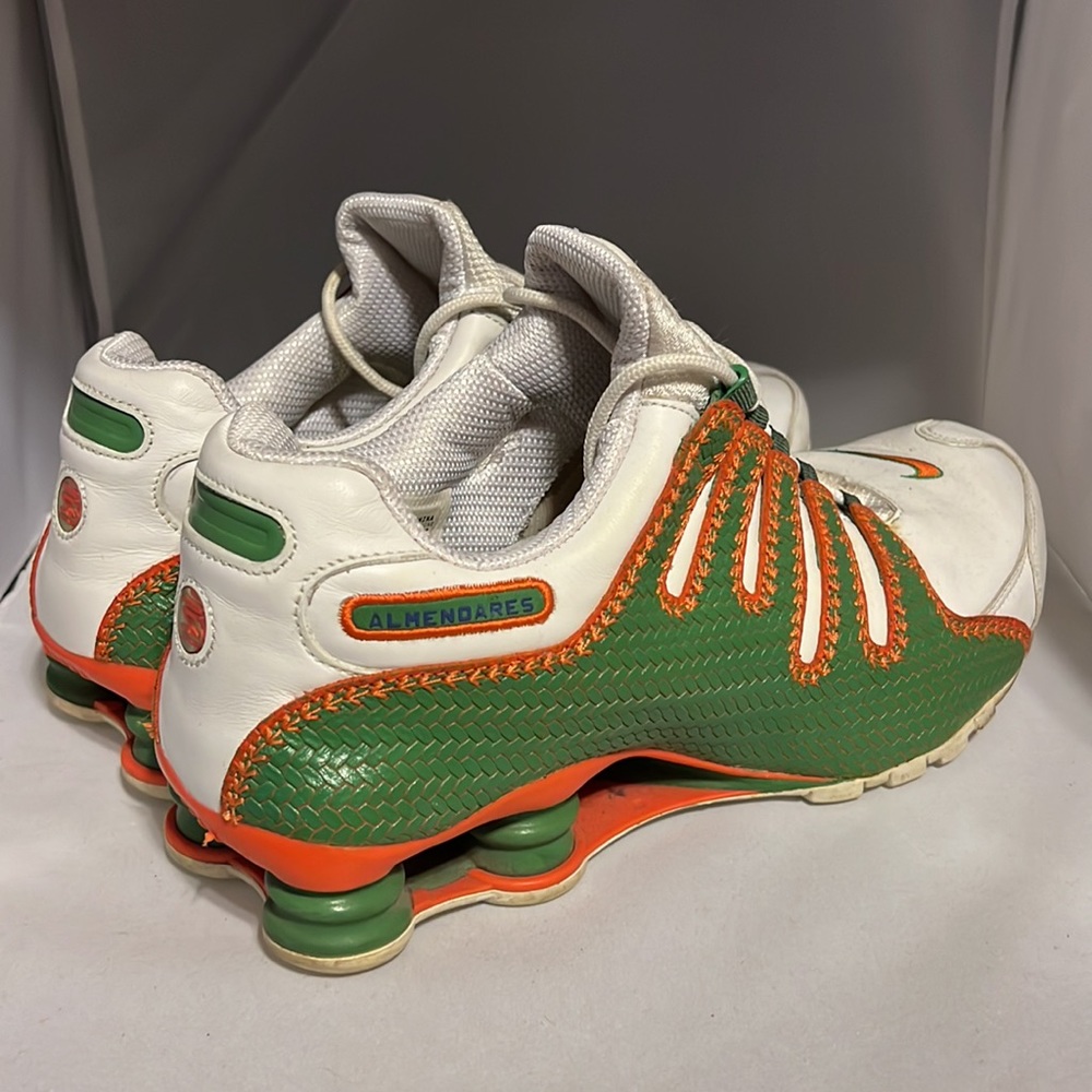 Nike Shox Almendares rare shoe size 12 Color green and white - Picture 6 of 15